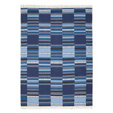 tranget rug flatwoven handmade assorted blue shades ikea teppich flach gewebt ikea teppich grosse teppiche