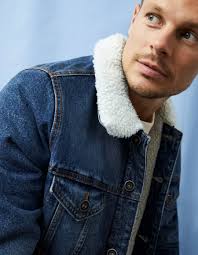 Veste jean laine homme sale
