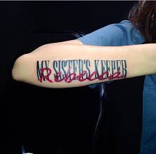 See more ideas about sister tattoos, tattoos, tattoos for daughters. My Sister S Keeper Tattoo Meaning The Truth Revealed Body Tattoo Art