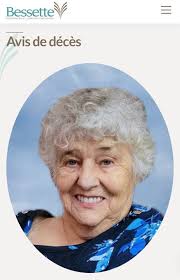 Mme Micheline Scott 8 janvier 2022 **À l'Hôtel-Dieu de Sherbrooke, le 8  janvier 2022, à l'âge de 77 ans, nous a quittés Mme Micheline Scott.**  **Elle laisse dans le deuil sa