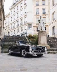 Lux Conduct On Instagram Black Beauty In The Streets Of Paris The Mercedes Benz 300 Sl Credit Nozomiokz