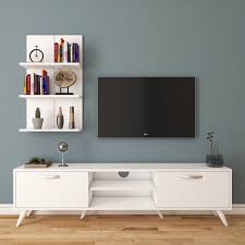 Rani A9 Duvar Rafli Kitaplikli Tv Unitesi Duvara Monte Fiyati Tvunitesi Tvunitesi Tvsehpasi Tvsehpasi Duvarunites Home Decor Home Modern Cozy Living Room