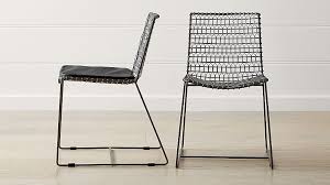 Tig Metal Dining Chair Crate And Barrel In 2020 Metal Dining Chairs Dining Chairs Contemporary Dining Chairs