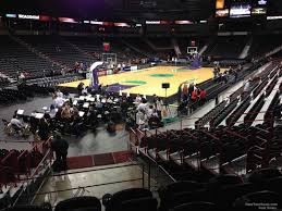 spokane arena section 124 basketball seating rateyourseats com