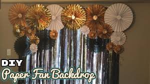 Black And Gold Backdrop Diy I Made This Backdrop For My Father In Laws 65th Birthday What Do You Guys Think Pinwheels Paper Paper Pinwheel Diy Paper Rosettes