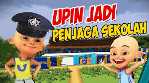 Gambar sketsa upin dan ipin. Upin Ipin Jadi Penjaga Sekolah Ipin Senang Gta Lucu Youtube