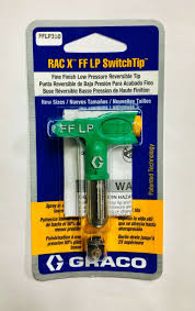 graco rac x fflp switchtip fine finish low pressure spray tip we have all sizes