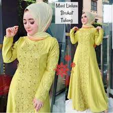 Model baju couple terbaru 2020, model baju modern terbaru, model baju perempuan terbaru, model kebaya terbaru 2020. Model Baju Gamis Brokat Pesta Muslim Terbaru Di Tahun 2019 2020 Shopee Indonesia