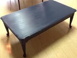 Vintage Navy Blue Coffee Table Distressed Waxed Coffee Table Blue Coffee Tables Table
