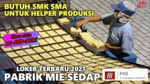 Cara lamar kerja via email terbaru 2020 hai jobseeker, apa kabarmu hari ini? Loker Pt Prakarsa Alam Segar Helper Produksi Di Pabrik Mie Sedap 2021 Youtube