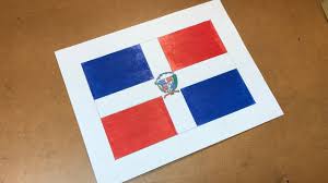 Description of the dominican republic flag is as follows: Dominican Flag Drawing Dominican Republic Youtube