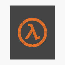 In the system of greek numerals lambda has a value of 30. Half Life Lambda Symbol Poster By Huckblade Redbubble
