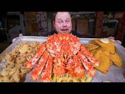 Alaskan King Crab Rhys Masak Sendiri Panglima Frozen Food Youtube King Crab Alaskan King Crab Frozen Food