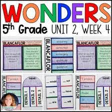 More ideas from blanca flor silver gallery. Wonders 5th Grade Unit 2 Week 4 Blancaflor Supplements With Google Classroom Vocabulary Word Walls Vocabulary Interactive Notebook 5th Grades