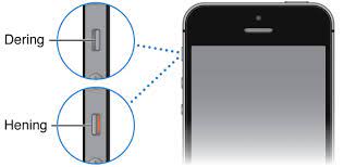 Tombol Dering/Hening - iPhone, Bantuan iPhone