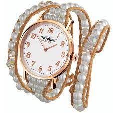 Pure White Triple Wrap Women S Watch Choose To Have The Watch In Silver Or Rose Gold And The Watchstr Women Wrist Watch Pure Products Fashion Accessories