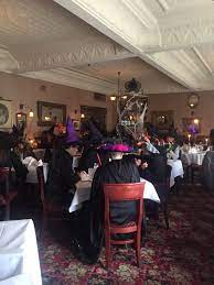 Every October The Historic Holly Hotel Hosts A Witches Luncheon On Halloween This Event Sells Out Every Year Because It Is Hotel Party Dining Club Comedy Club
