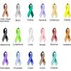 A gold awareness ribbon is used to symbolize causes related to childhood cancer, neuroblastoma, and retinoblastoma. 3