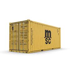 20 Feet Msc Standard Shipping Container By Junifor Modeled In Maya 2014 All Textures With 5000x5000 Material Inc Shipping Container Freight Container Container