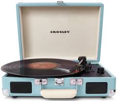 Crosley Cruiser Platine Vinyle Portable Style Mallette Avec 3 Vitesses Haut Parleurs Stereo Integres Prise Uk Tourne Disque Platine Vinyle Vintage Vinyle