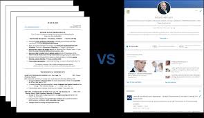 resumes vs. linkedin profiles: what you