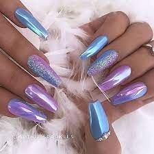 Chrome nails or the mirror nail polish has been a huge trend this season! 15 Chrome Nail Art Ideas Styles 2020
