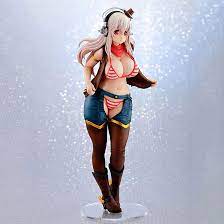 GAUTYHILLS 1/7 Super Sonico Cowgirl Anime Figure PVC Figure Action Girl  Gentleman Toy 18cm Soft Chest Action Figure Figure PVC Model Creator's  Collection Statue : Amazon.co.uk: Toys & Games
