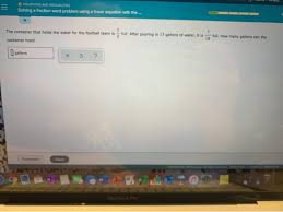 A bottle of water takes space. Solved E O Equations And Inequalities Solving A Fraction Chegg Com