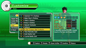 Dragon Ball Xenoverse 4 Star Dragon Ball Costume Range Based Stats Youtube