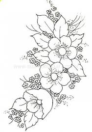 Flowers Drawing Simple Corner 40 Best Ideas Embroidery Designs Embroidery Flowers Hand Embroidery Patterns