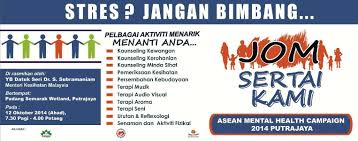 Fachrezy selaku founder level up community menginisiasi kegiatan ini yang bertujuan membangun rasa kepedulian terhadap kesehatan mental serta membantu para generasi. Kpm Kkm Hebahan Hari Kesihatan Mental Asean Mental Health Campaign 2014 12 Okrtober 2014