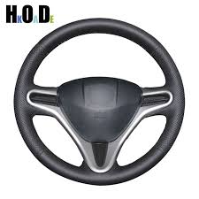 Honda jazz steering wheel cover. Black Pu Artificial Leather Car Steering Wheel Cover For Honda Fit 2009 2013 City 2009 2013 Jazz 2009 2013 Insight 2010 Hot Price A59819 Goteborgsaventyrscenter