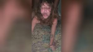 Interracial homemade rough doggy style penetration by a black thick cock on  a big ass of skinny teenager brunette whore