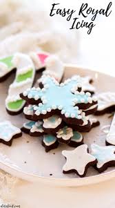 Christmas sugar cookies with easy icing sally s baking addiction. Easy Royal Icing Easy Royal Icing Recipe Icing Recipe Easy Sugar Cookies