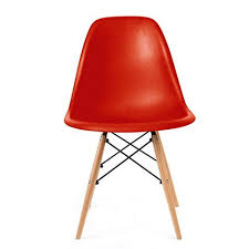 Aeon Furniture Accent Chair In Red Set Of 2 With Images Molded Plastic Chairs Solid Wood Dining Chairs Dining Chairs
