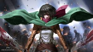Anime Attack On Titan Mikasa Ackerman Hd Wallpaper 2500x1406 Attack On Titan Fanart Attack On Titan Art Anime