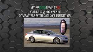 How To A Replace Infiniti G35 Key Fob Battery 2005 2007 Key Fob Infiniti Fobs