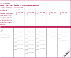 How To Complete Your Ballot Papers Electoral Commission Sa