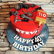 Hubby 40th Birthday Cake Ideas For Husband Birthday Cakes Mechanics Birthday Cake Birthday Cake For Husband 40th Birthday Cakes