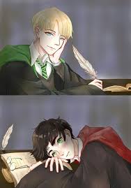 Drarry Harry Potter Anime Drarry Harry Potter Fan Art
