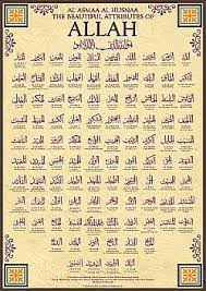 Asmaul husna telah diperkenalkan di dunia pendidikan mulai dari jenjang rasulullah pun menjelaskan bahwa siapa saja yang menjaganya maka ia akan masuk surga. Asma Ul Husna 99 Nama Nama Allah Dan Maksudnya Ibnuhasansite