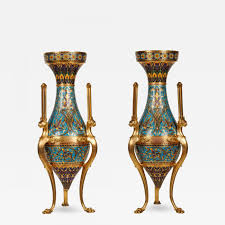 Exceptional Pair of Vases by Louis Constant Sevin and Ferdinand Barbedienne