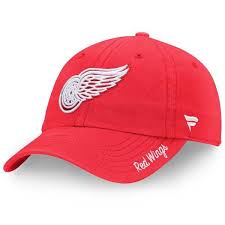 Nhl Detroit Red Wings Red Fundamental Adjustable Hat Detroit Red Wings Red Wings Red Wings Hat