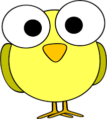 Bird With Big Eyes Cute Yellow Big Eyed Bird Cartoon Birds Bird Drawings Cute Cartoon Animals