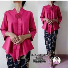 Desain baju kebaya pengantin terbaru. Setelan Baju Kebaya Kutubaru Panjang Desain Unik Model Terbaru