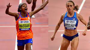 The women's mile world record stood for 23 years before sifan hassan of the netherlands shattered it by.23 seconds friday at a iaaf diamond league event in monaco. Sifan Hassan Wins Historic Double Shelby Houlihan Sets New American Record Youtube
