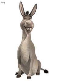 Cartoon happy donkey stock vector. Donkey From The Animated Movie Shrek Download Scientific Diagram