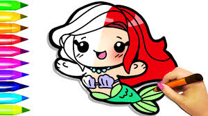 Disney princess is a very popular media franchise that is owned and marketed by the walt disney company. Disney Ariel Mermaid Coloring Pages How To Draw Ariel Disney Princess Coloring Book Youtube