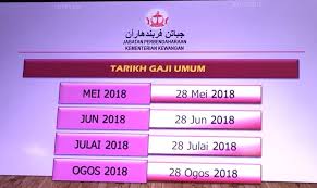 Tarikh pembayaran gaji bulanan penjawat awam bagi tahun 2021 masih tertakluk kepada pindaan semasa oleh jabatan akauntan negara malaysia (anm). Brunei Semasa Tarikh Gaji Umum 2018 Facebook