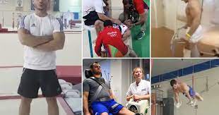 Samir ait said's shattered leg. French Gymnast Samir Ait Said S Incredible Comeback One Year On From That Horrific Double Leg Break In Rio Mirror Online